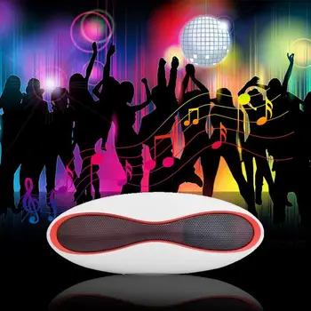 

ETVR Wireless Mini Bluetooth Speakers Portable column Stereo Music Speaker Box MIC Audio Receiver Handsfree boombox TF card