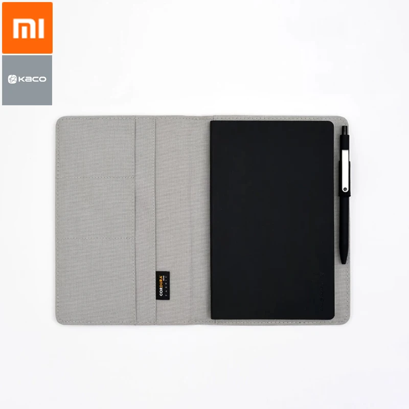 

Xiaomi Mijia Smart Home Kaco Noble Paper NoteBook PU Leather Card Slot Wallet Book Multi-layer Storage Design with Gel Pen