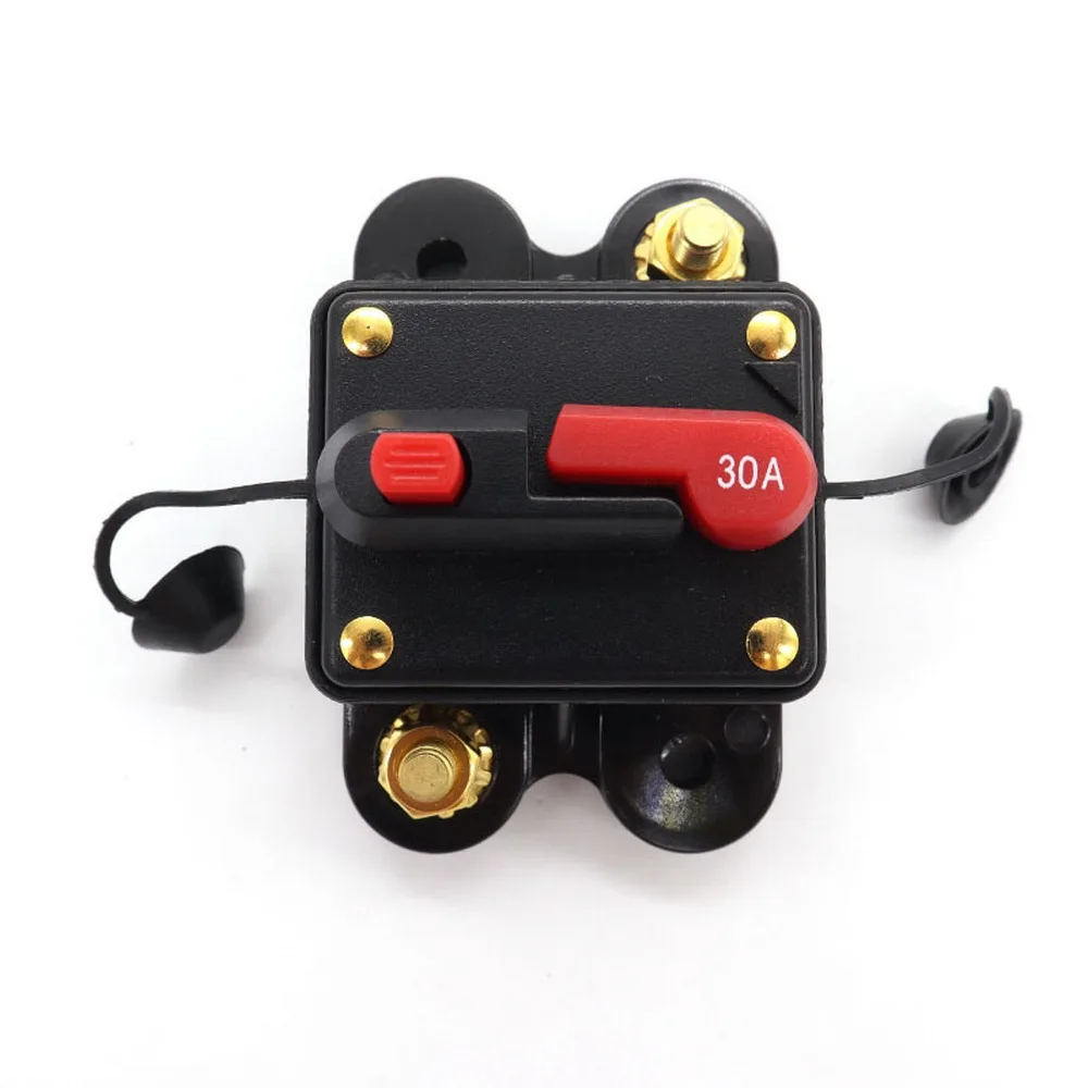 

30A 40A 50A 60A 80A AMP Circuit Breaker Fuse Reset 12-48V DC Car Boat Auto Waterproof