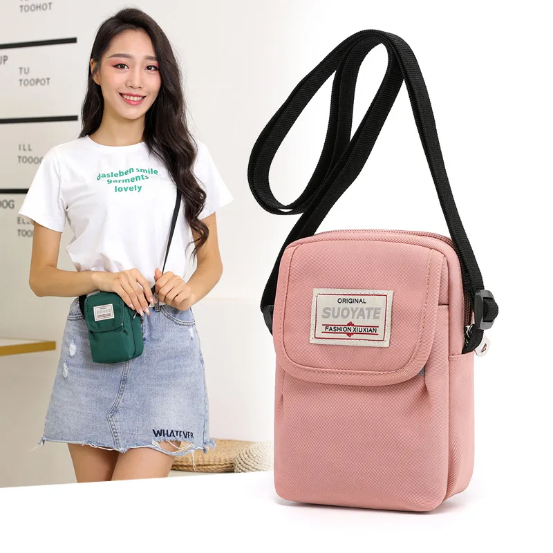 

Hot Selling New Style Nylon Phone Bag Shoulder Mini Small Bag Korean-style Versatile Purse WOMEN'S Bag
