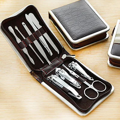 

Nail Scissor Set 9 Pieces Manicure Tool Scissors Nail Clippers Set Nail Clippers Cut a Genuine Product Stainless Steel