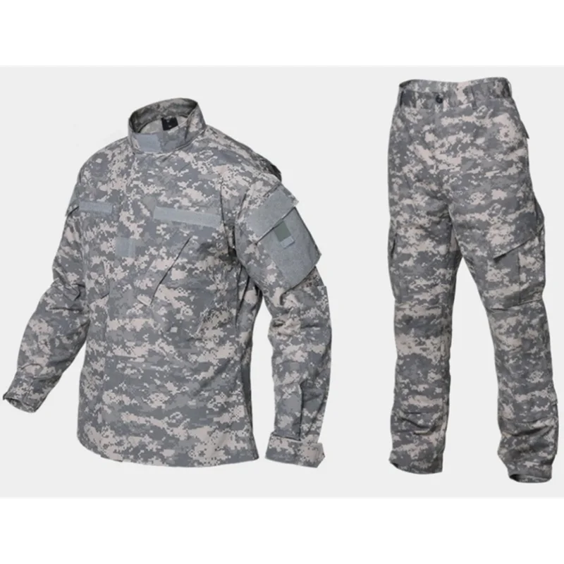 Army Military ACU Camouflage Tactical Uniform Combat BDU Suit Battlefield Clothes Men's Airsoft Paintball Hunting Clothing Army Military ACU Camouflage Tactical Uniform Combat BDU Suit Battlefield Clothes Men's Airsoft Paintball Hunting Clothing