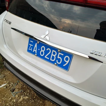 

1PC ABS Chrome Trunk Lid Trim Tailgate Strip For Mitsubishi Eclipse Cross 2018 2019 2020 Car Styling