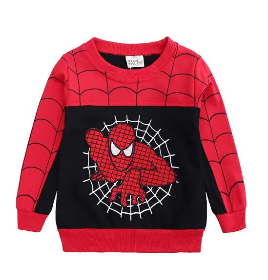 Костюм для мальчиков человек паук комплекты одежды хлопковый спортивный костюм детский крутой Человек-паук мужской костюм для косплея 3 шт. детский спортивный костюм