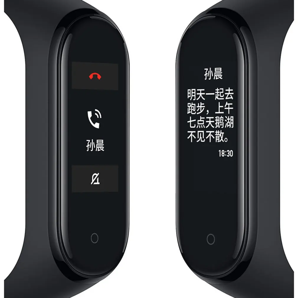 Xiaomi mi Band 4 четыре поколения Смарт спортивные часы многофункциональный браслет водонепроницаемый Бег вызов Re mi nder шагомер