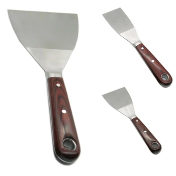 

Botique-Putty Knife Blade Shovel Carbon Steel Wall Plastering Knife Manual Construction Tool