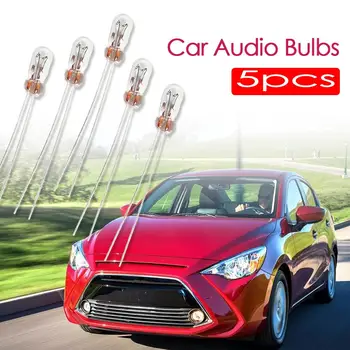 

5pcs/set T3 14V 0.56W Car Audio Gear Indicator Light Interior Dashboard Instrument Bulbs for Toyota