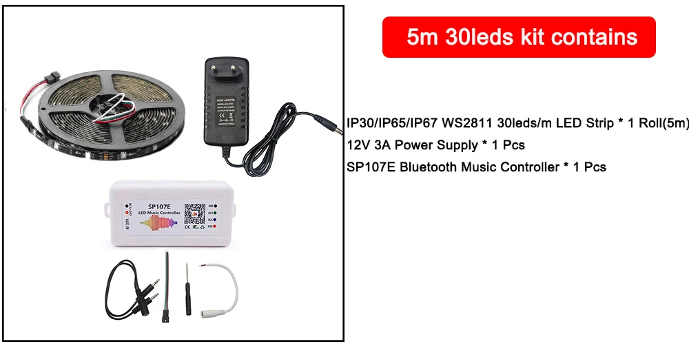 5m 30leds kit
