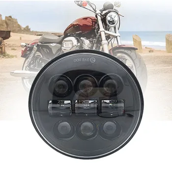 

For Moto Street 750 5.75 inch led headlight 5 3/4'' H4 Headlamp for Night Rod Iron 883 Dyna Sportster 1200 Indian Scout Triumph