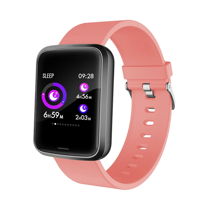 H19 pink ONEMIX новые мужские спортивные Смарт-часы IP68 часы модный умный браслет для женщин браслет с пульсометром кровяное давление фитнес - Цвет: H19 pink