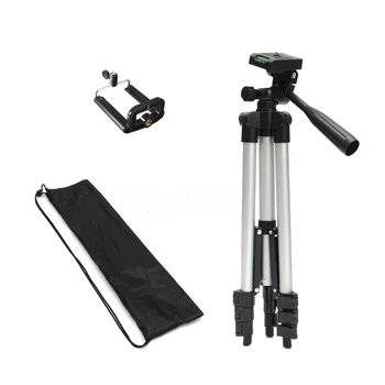 

360 Horizontal Telescopic Camera Tripod Stand Ultra-portable Aluminun Adjustable Holder Phone Tripod Stand Mount 100cm