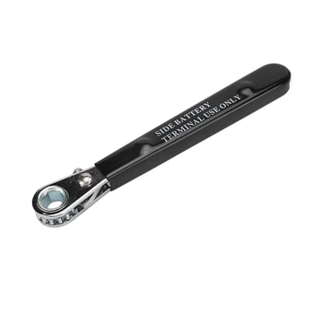 

Car Styling Reversible 5/16 inch Hex Head Battery Bolt Side Battery Wrench Terminal Battery Ratchet Wrench 5.5In/14cm Long Insul
