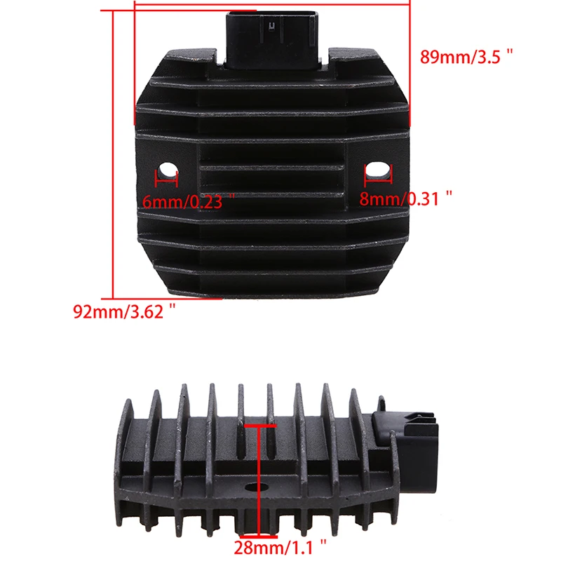 Регулятор выпрямителя мотоцикла POSSBAY для Yamaha Гризли 660 YFM660 2002 2008/RHINO 450 YXR45