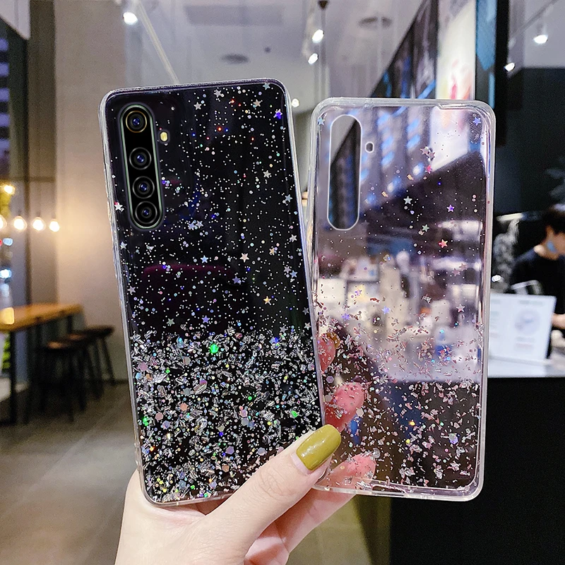 Funda Para Realme 8 Pro, Bling Bling Realme 8 Pro Case Clear