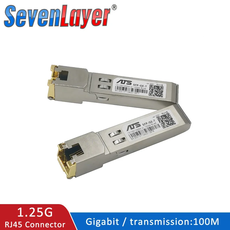 Sfp Module Rj45 10/100/1000 Connector Sfp Copper Rj45 Sfp Port