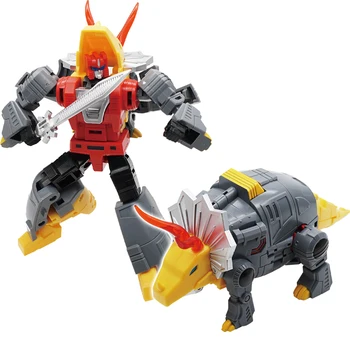 

MFT Transformation Dinosaur G1 Animation Color Slag Snarl Grimlock MF-22 Action Figure Toy