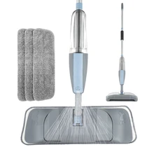 Balai aspirateur serpillière plate à spray 3 en 1, kit de nettoyage pour le sol facile à utiliser pour usage domestique, prise en main pratique