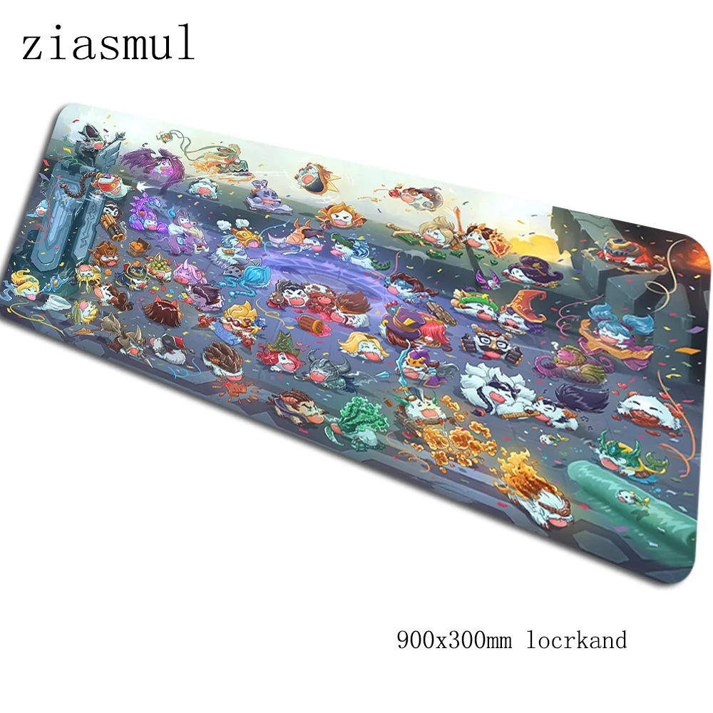 Teemo коврик для мыши 90x30 см компьютерный коврик для мыши locrkand padmouse большой с обработанным краем Коврик Для Мыши Эргономичный гаджет офисные настольные коврики - Цвет: Size 900x300x2mm