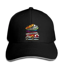 Бейсбольная кепка для серфинга Wagon мужская с принтом шляпа для пляжа серфинга графическая спортивная серая