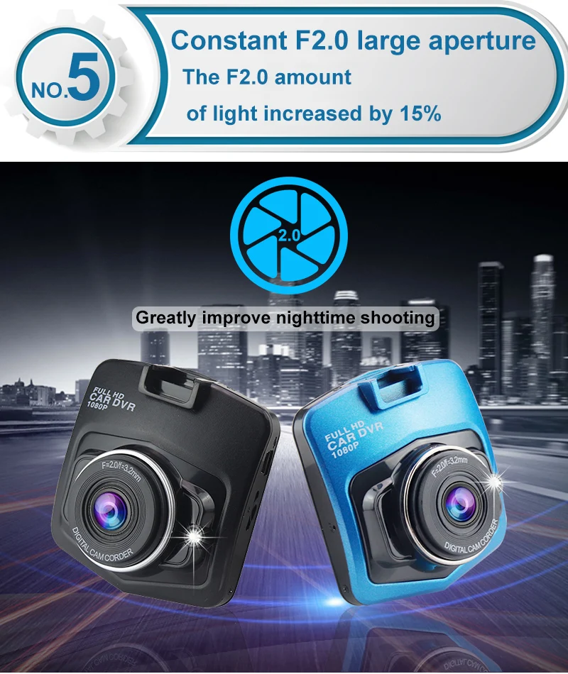 Автомобильный видеорегистратор Камера GT300 видеокамера 1080P Full HD видео регистратор парковки рекордер ночного видения g-сенсор видеорегистратор для автомобиля камера
