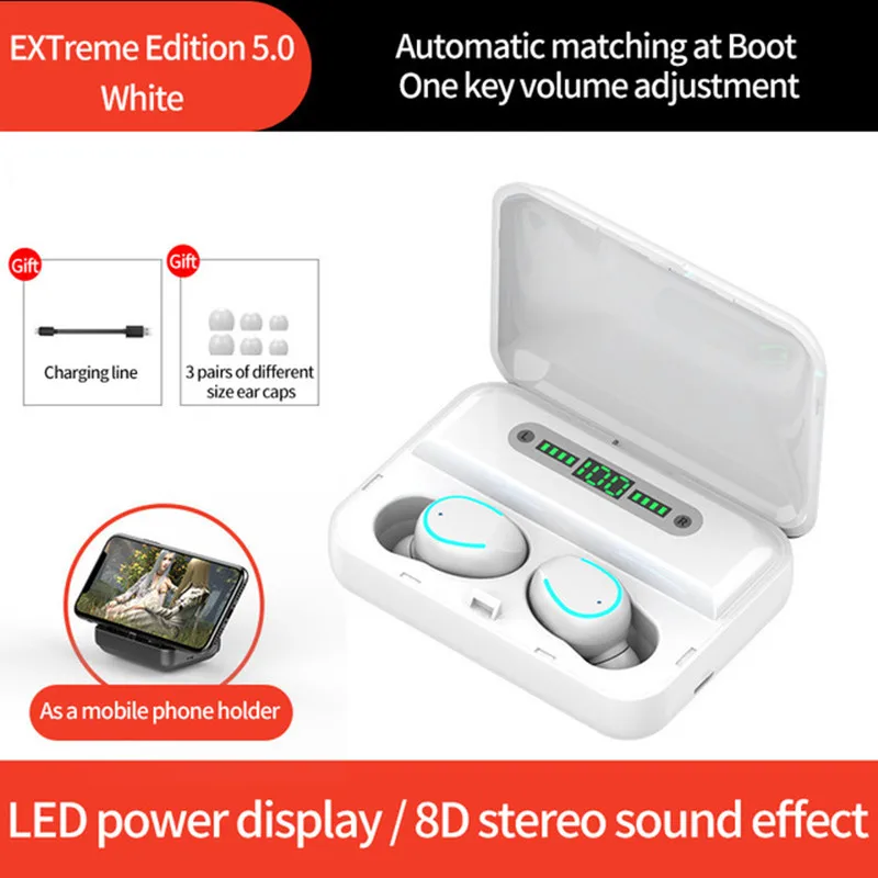 Tws Bluetooth Wireless Earphones 5.1 