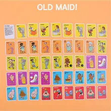 Детские открытки Игровой набор-старая дева, иди на рыбалку, сердца, сумасшедшие восьмерки Семья вечерние пользу