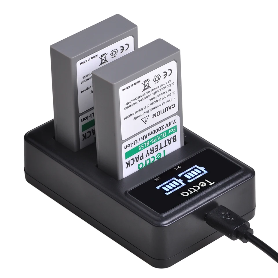 PS-BLS5 BLS50 (2200mA) Camera Battery Multifunctional Charger - View #5