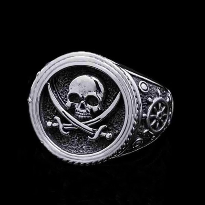 New Fashion Vintage Viking Warrior Bear Head Celts Rock Punk Metal Ring for Men Women Luxury Rings Jewelry Wholesale