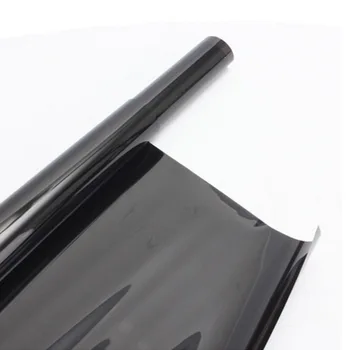 

Car Window Tint Film Roll Glass Cars 0.5mx3m Dark Black Auto Solar Protection Summer For Car Side Window Home Glass With Scraper
