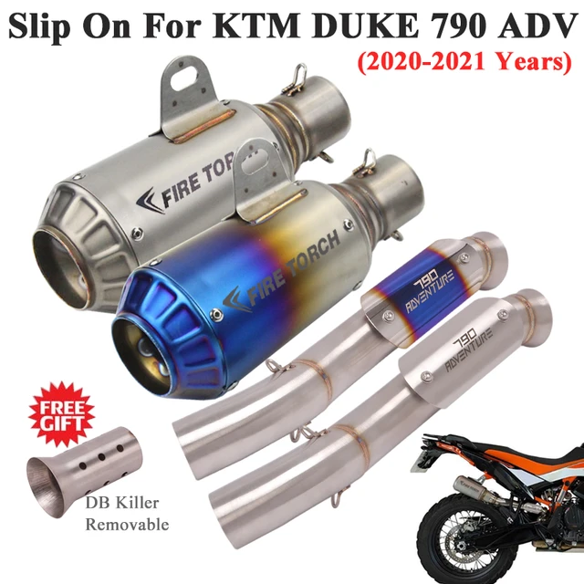 Système D'échappement Pour Moto Ktm790 Adv Duke 790 890 Adventure R 2020  2021 Gp Racing, Silencieux, Db Killer, Tube Collecteur Modifié - Silencieux  Et Échappement Systèmes (moto) - AliExpress