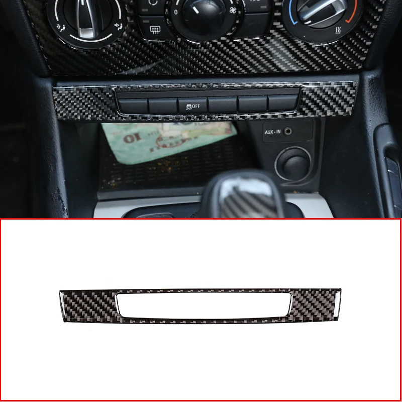 

Мягкое углеродное волокно для BMW E84 2013 2014 2015 помощь при вождении центральный переключатель управления рамка отделка автомобильные аксессуары