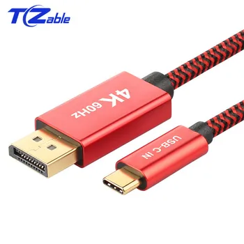 

USB C To Displayport Cable 1.8M 6FT 4K 60Hz 2K 144Hz Type C to DP for MacBook For Samsung Galaxy S10/S9 For Huawei Mate 20 P20