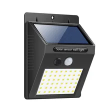 Солнечный Сенсор настенный светильник 20/25/30 светодиодный солнечный свет двор настенный светильник светодиодный Солнечный настенный светильник Управление