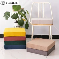 35D Hard High Density Sponge Sofa Cushion Solid Color Window Mat Removable and washable Tatami Chair Cushion Thickness 3-8cm 2
