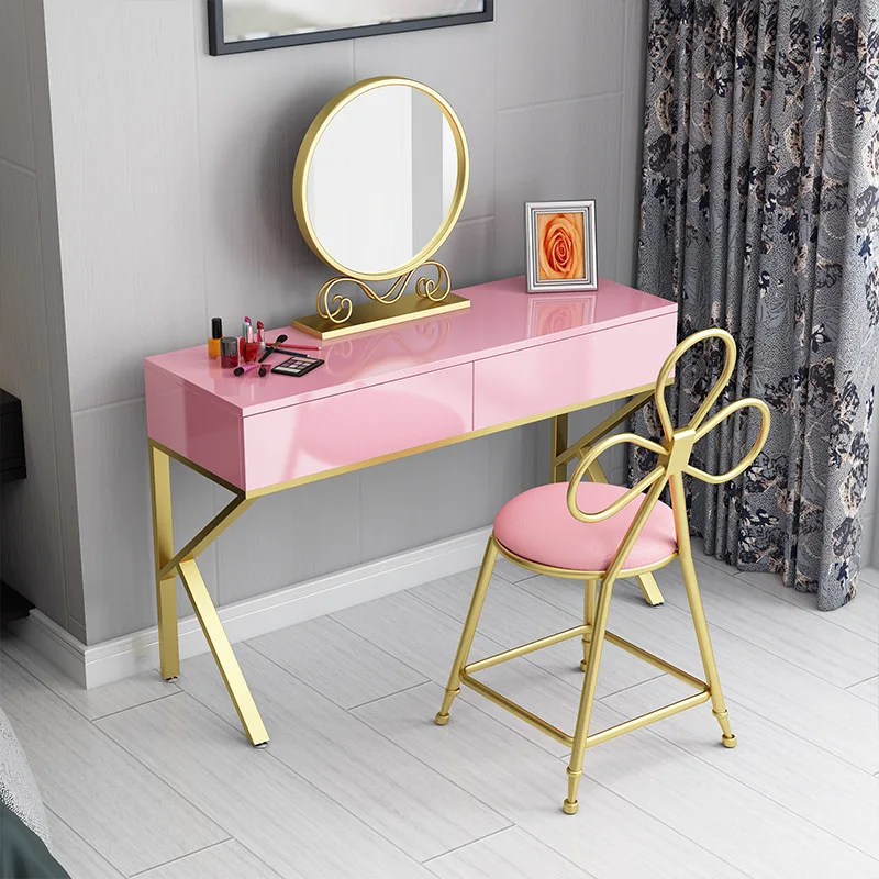 Dressing Table Multifunctional Dressers Bedroom White Dressing Table Girls Nail Room Wrought Creativ