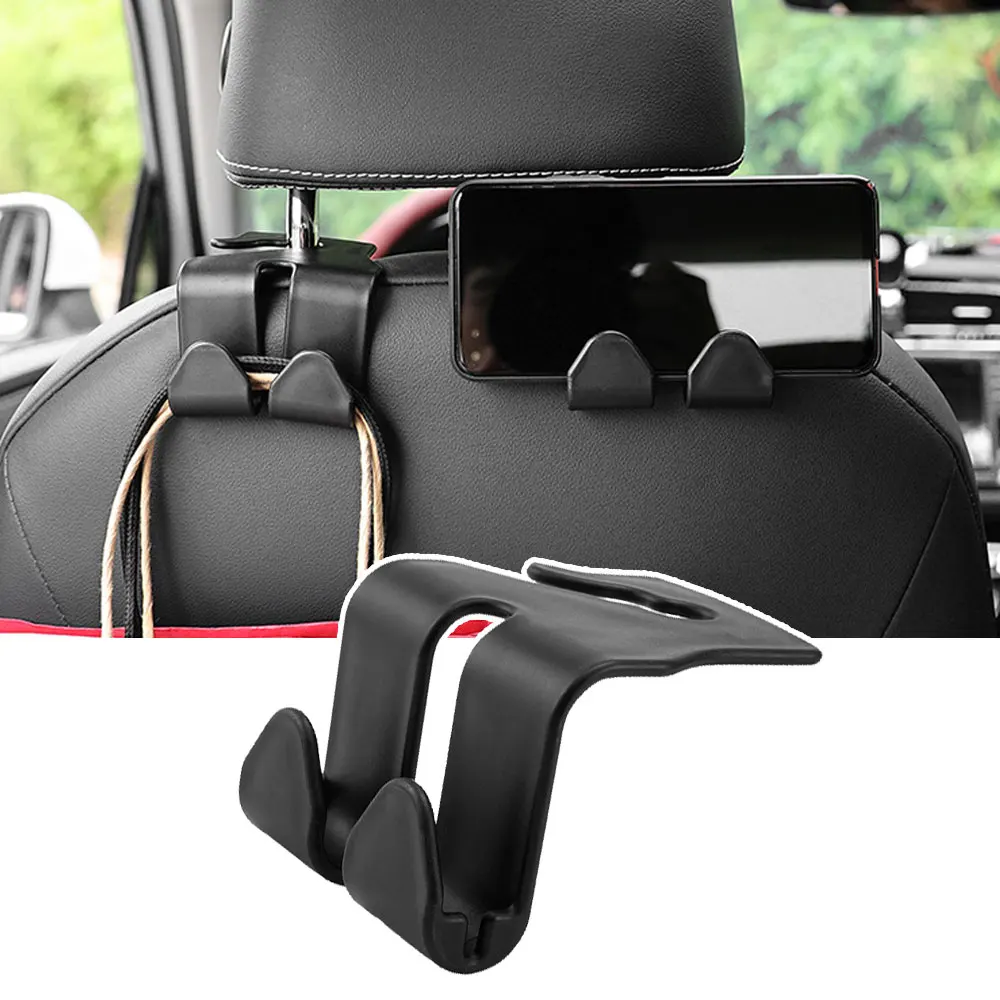 

1pc Car Seat Back Hook Portable Headrest Hook Universal Car Seat Hook Hanger Fastener Clip Car Accessories for Bag Purse Cloth