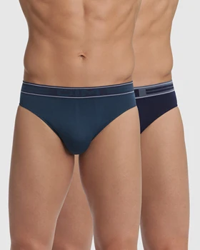 

Pack of 2 briefs seamless man with front panel clamp preformed
