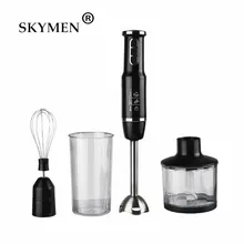 4 в 1 многофункциональная блендер 3-высокоскоростной ручной блендер с листьев Нержавеющая сталь лезвия для маленьких Еда соков соусы