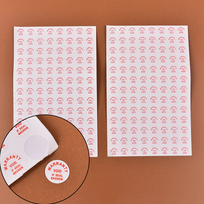 

Warranty Void If Damaged Protection Security Label Sticker Seal 2pcs/set
