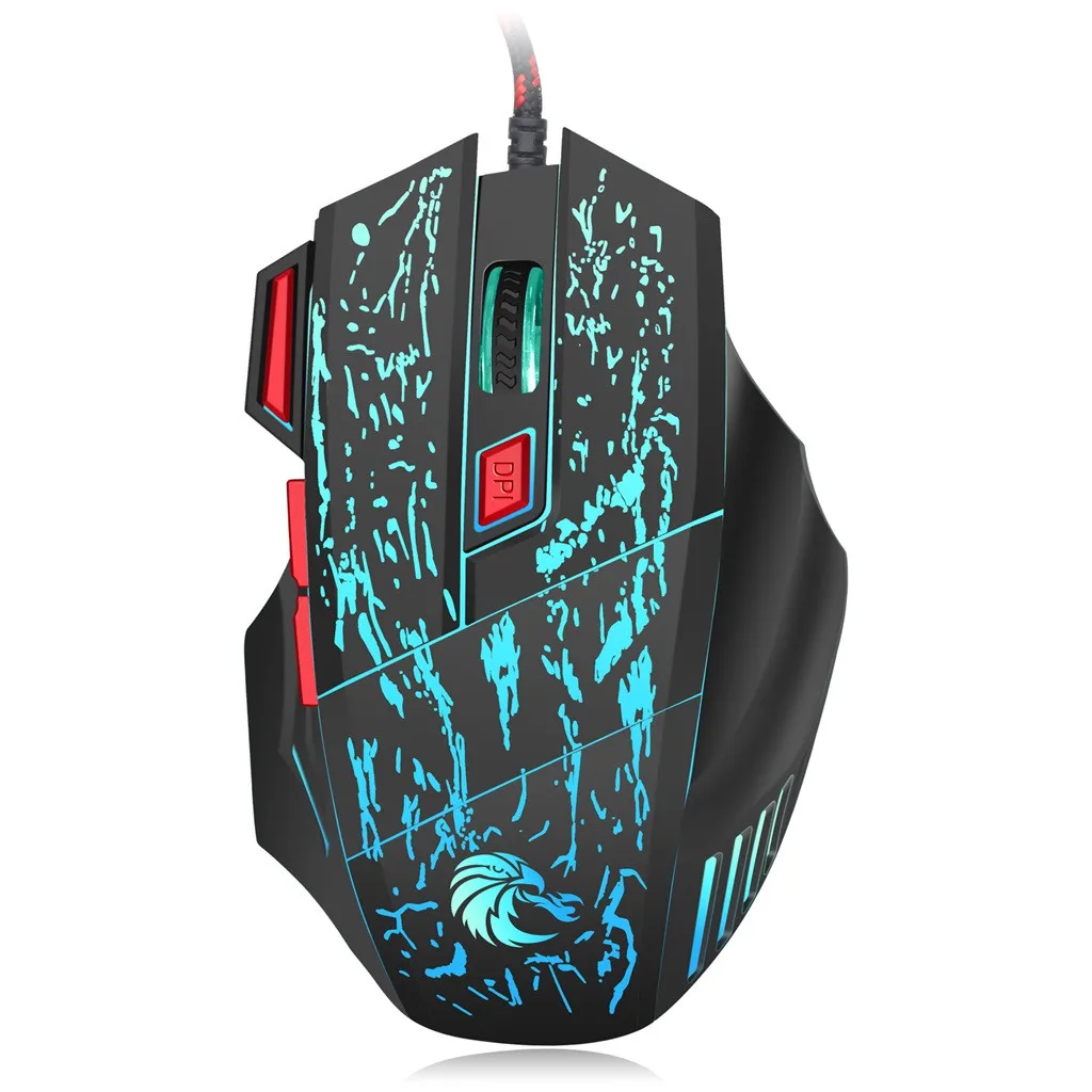 Gaming keyboard and Mouse Wired backlight mechanical feeling keyboard Gamer kit Silent 3200DPI Gaming Mouse Set for PC Laptop