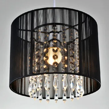 

modern deco chambre hanging lamp crystal bedroom LED pendant lights luminaire deco chambre
