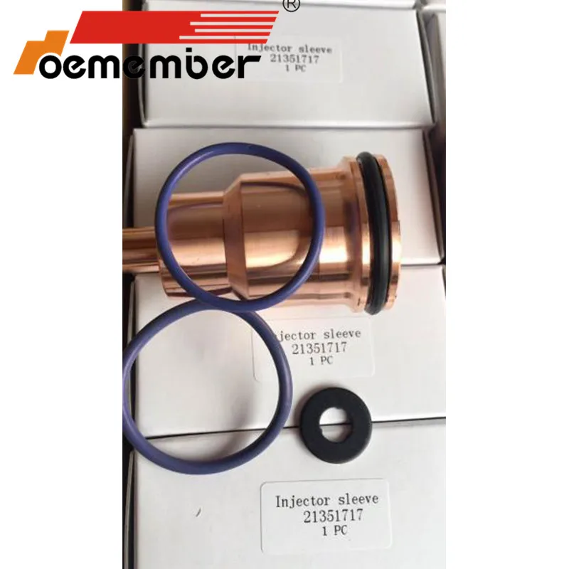 OEMEMBER 21351717 Injector Sleeve Kit for Renault Trucks Volvo Bus 9/11/12/13 21274700 7485121085 2.91280 - Цвет: Золотой