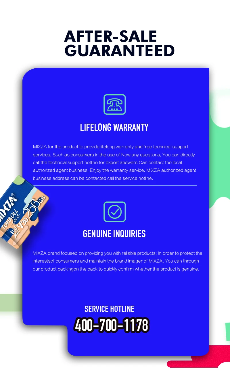 MIXZA Memory Card 256GB 128GB 64GB U3 80MB/S 32GB Micro