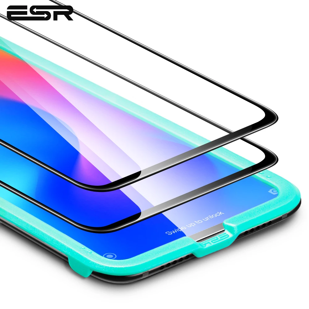 2 шт./лот ESR экран Prorector для Xiaomi Mi 9 pro закаленное стекло 3D полное покрытие телефона пленка Защитное стекло для Xiaomi Mi CC9e