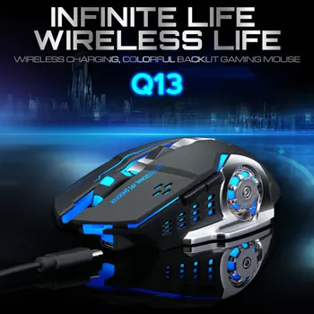 

LED Backlight Computer Gaming Mouse Wireless Chargable Gaming Mouse High sensitivity Mause inalambrico PC&Laptop Accessories D30