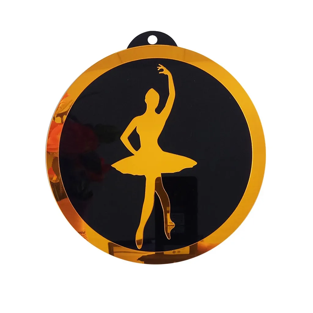 3D балетная девочка украшение дома колокольчик классное зеркало Настенная