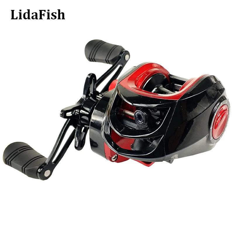 LIDAFISH Brand 17+1BB Baitcasting Reel Metal Spool 7.2:1 High Speed  Magnetic Brake System Ultralight Fishing Wheel