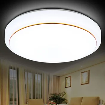 

LED Ceiling Light 18W/24W High Side Single Gold Line Modern Lamp Living Room Lighting Fixture Bedroom Kitchen Mount Flush Panel