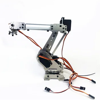 

DIY 6DOF Mechanical Arm Robot Kit ABB Industrial Robot Model For Children Kids Developmental Early Educational Toys Xmas Gift