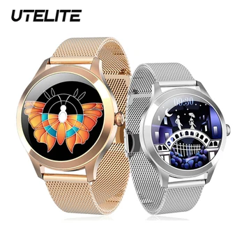 

UTELITE KW10 Pro 1.09 inch Smart Watch Women Full Touch IP68 Waterproof Heart Rate Sleep Monitoring Fitness Tracker Sport Watch